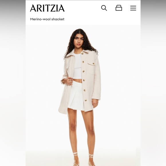 Aritizia - The Ganna™ Shirt Jacket - 100% Wool - Picture 4 of 14
